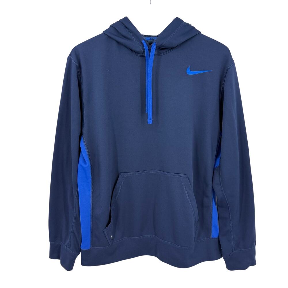 Nike Men's Blue Therma Fit Hoodie Size Medium